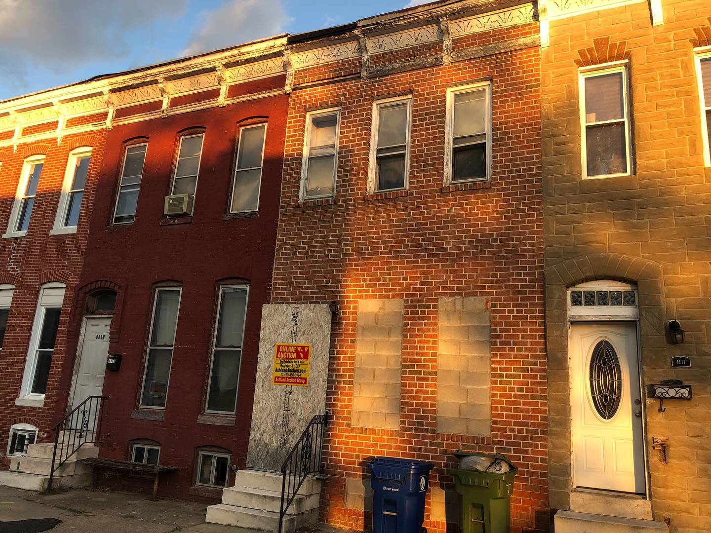 A house at 1113 North Carrollton Avenue was among 37 vacant or abandoned homes auctioned the last week of November and the first week of December by the Housing Authority of Baltimore City.