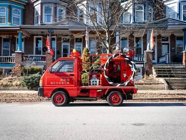 Look out for Yama: Tiny Japanese firetruck finds new home in Baltimore