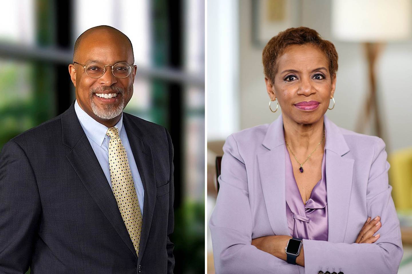 Donna Edwards and Glenn Ivey, Democratic candidates in the 4th Congressional District