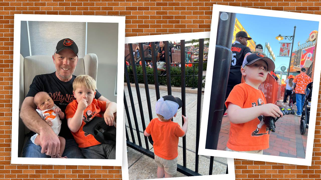 Author Michael Graff has passed on his love of the Orioles to his sons.