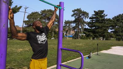 Former professional basketball player curates a fitness following at Lake Montebello