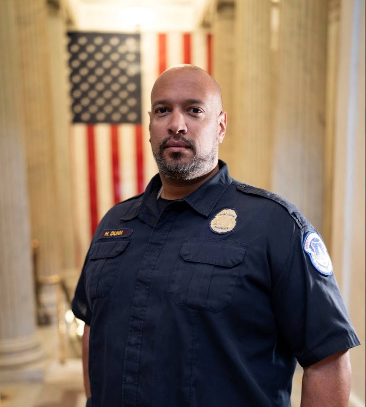 Harry Dunn, a former U.S. Capitol Police officer who defended the Capitol as it was overrun by a mob on Jan. 6, 2021, is running for Congress in Maryland's 3rd Congressional District.