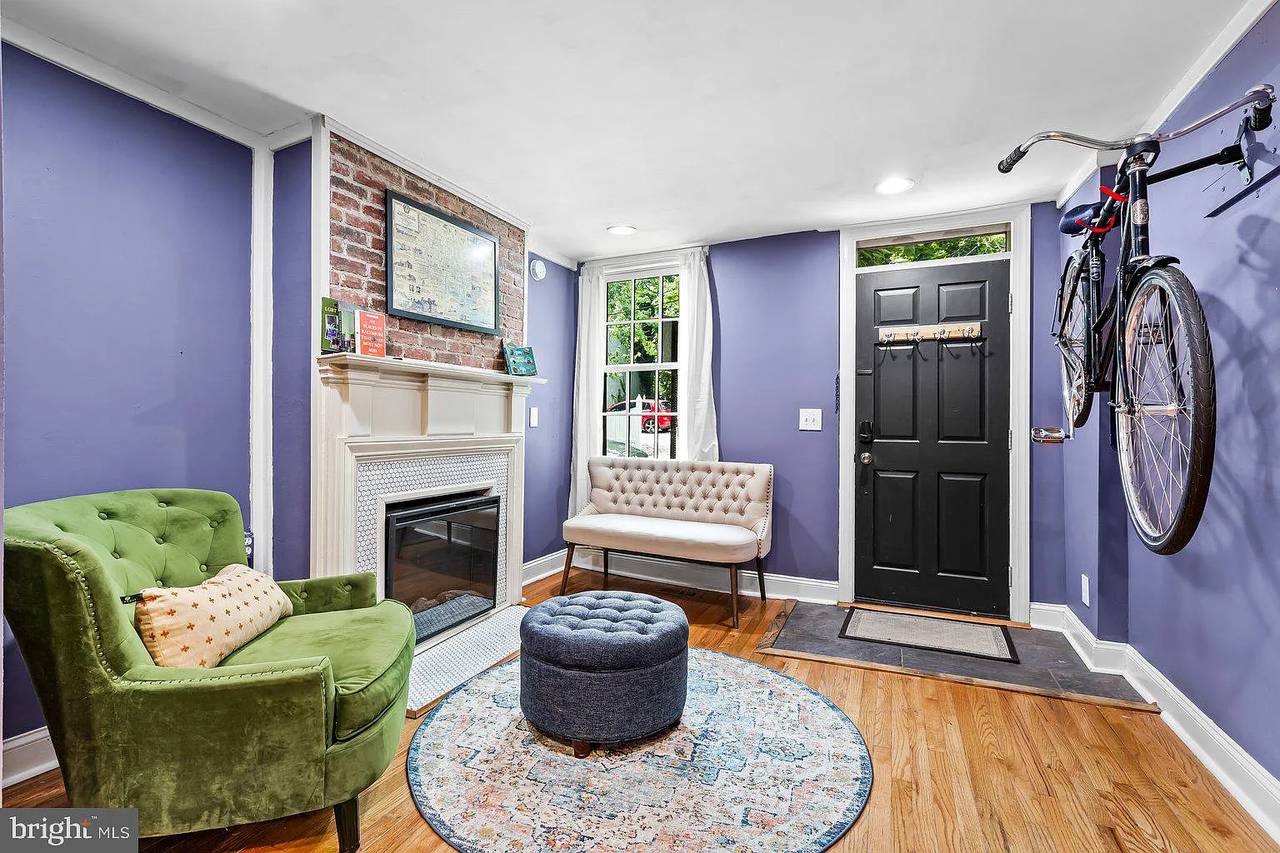 Rowhouse with modern updates and historic charm in Mount Vernon