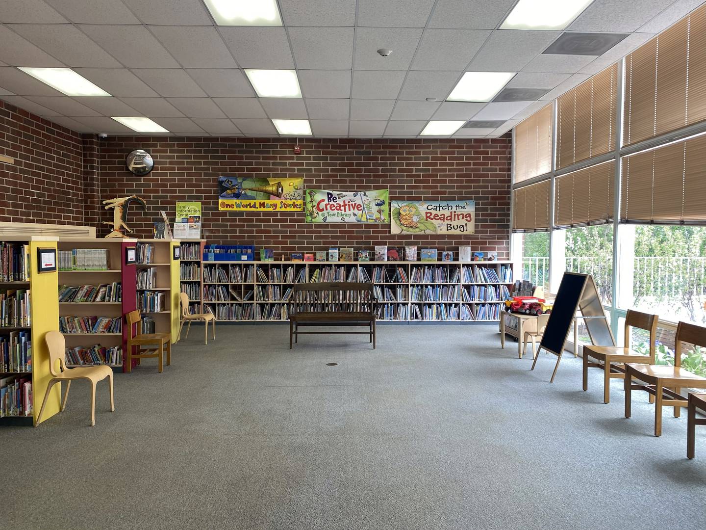 The Enoch Pratt Library branch in Hamilton.