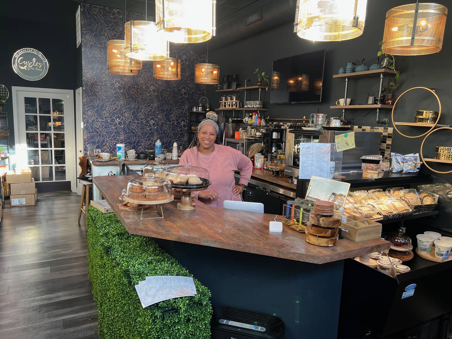 "Our vision for Cuple's Tea House was always to be inclusive of good music, good food, books, literature, culture and tea being the foundation of it all," co-owner Lynnette Dodson said.