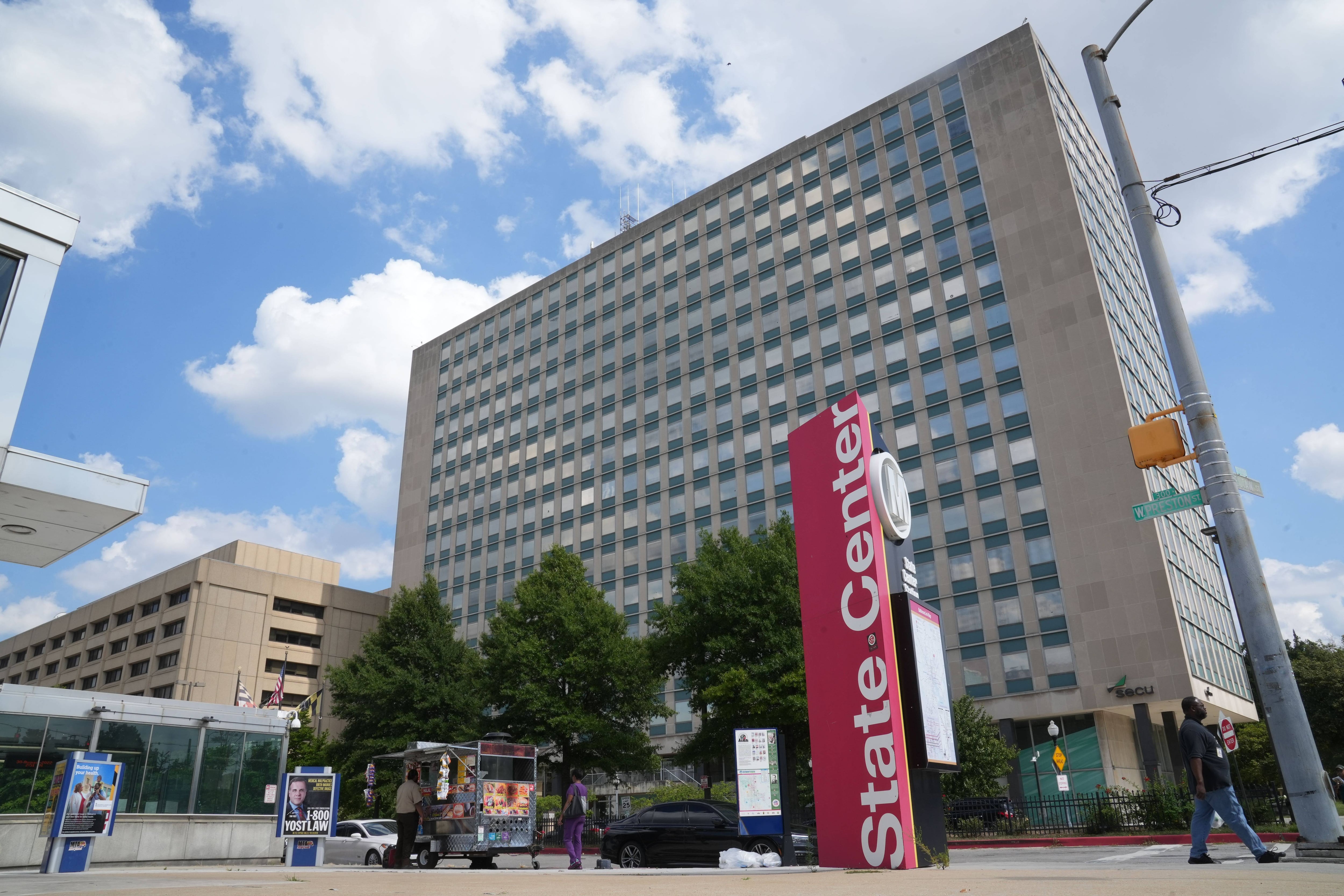 The State Center office complex in Baltimore has long been slated for redevelopment.