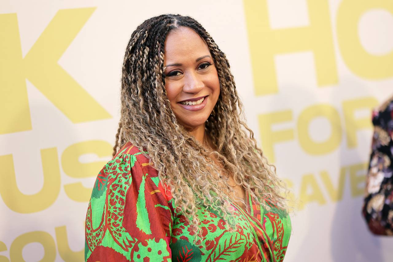 Tracie Thoms attends the Los Angeles Premiere of Focus Features' "Honk For Jesus. Save Your Soul." at Regal LA Live on August 22, 2022 in Los Angeles, California.