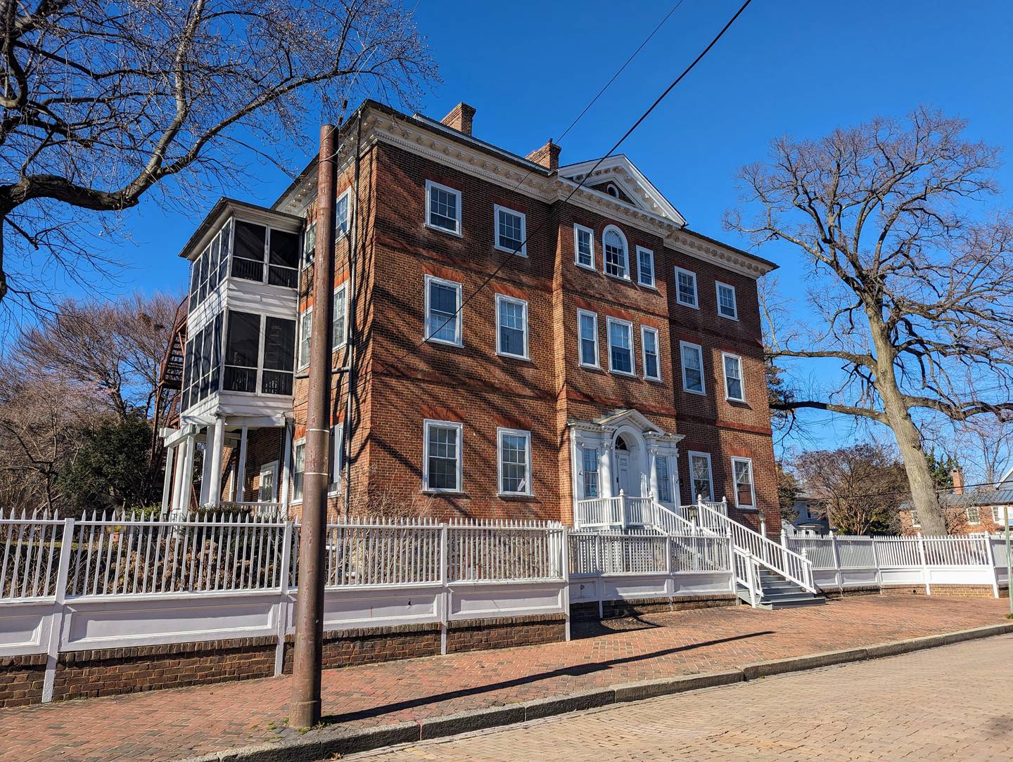 The Chase Lloyd House in Annapolis is on the National Register of Historic Landmarks, the first three-story brick Georgian in North America. It's long history as a women's shelter may be coming to and end.