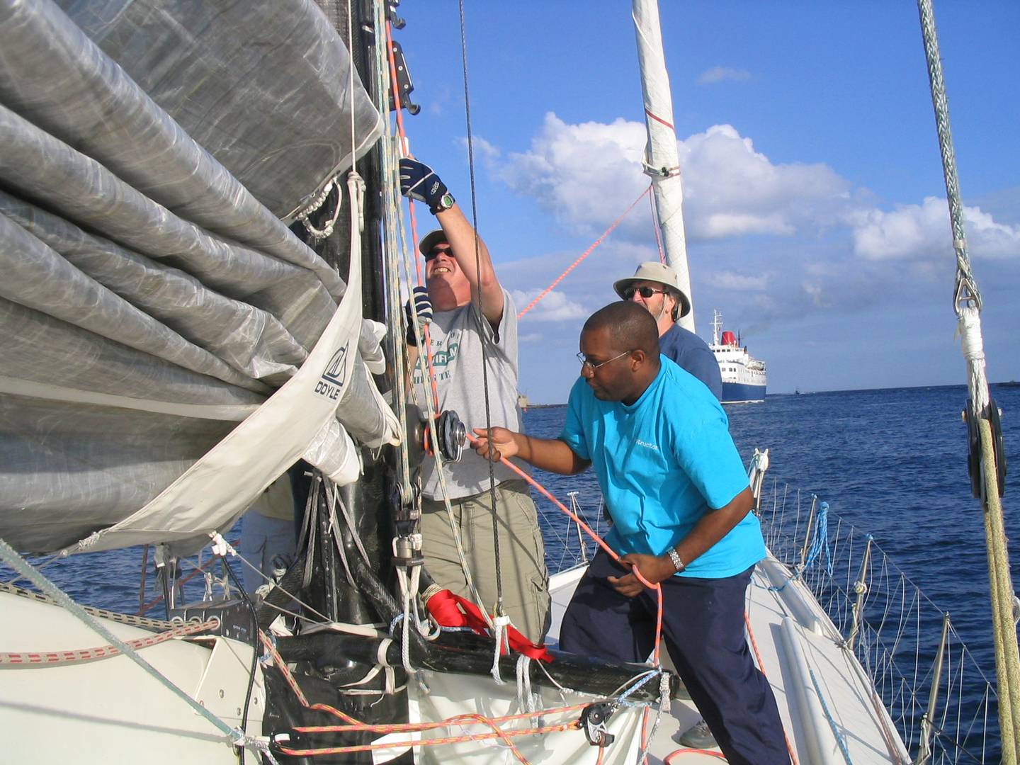 In 2006, Lawson a 24 years old crewed on the boat called Ocean Planet owned by skipper Bruce Schwab.