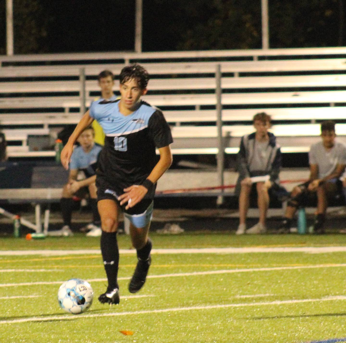 Lucas Evans had a big evening for South River boys soccer Thursday. He finished with two goals as the 15th-ranked Seahaws topped No. 5 Broadneck, 4-0, in Edgewater.