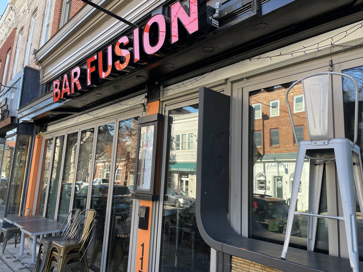 Bar Fusion, a new restaurant in the place of the former 13.5% Wine Bar in Hampden, has encountered opponents in the neighborhood.