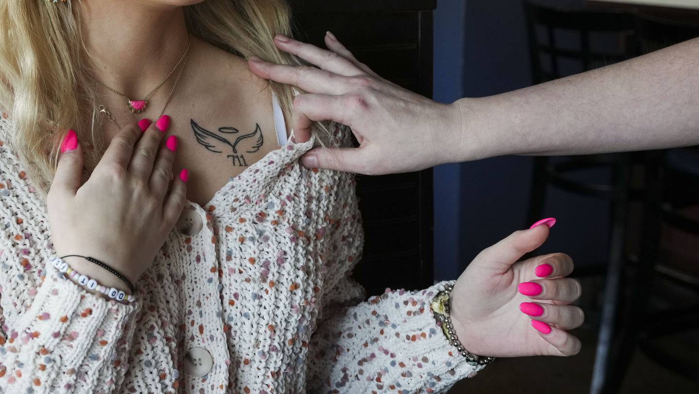 Gavin Knupp's sister Summer shows off a tattoo she got in honor of Gavin on February 8, 2023.