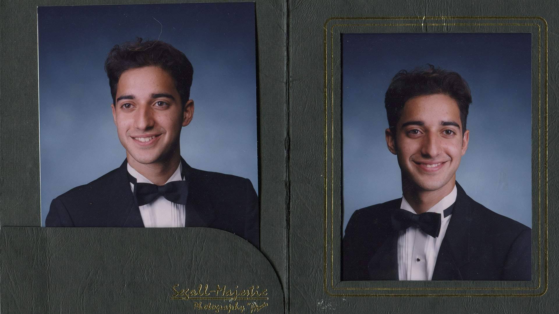 High school photos of Adnan Syed