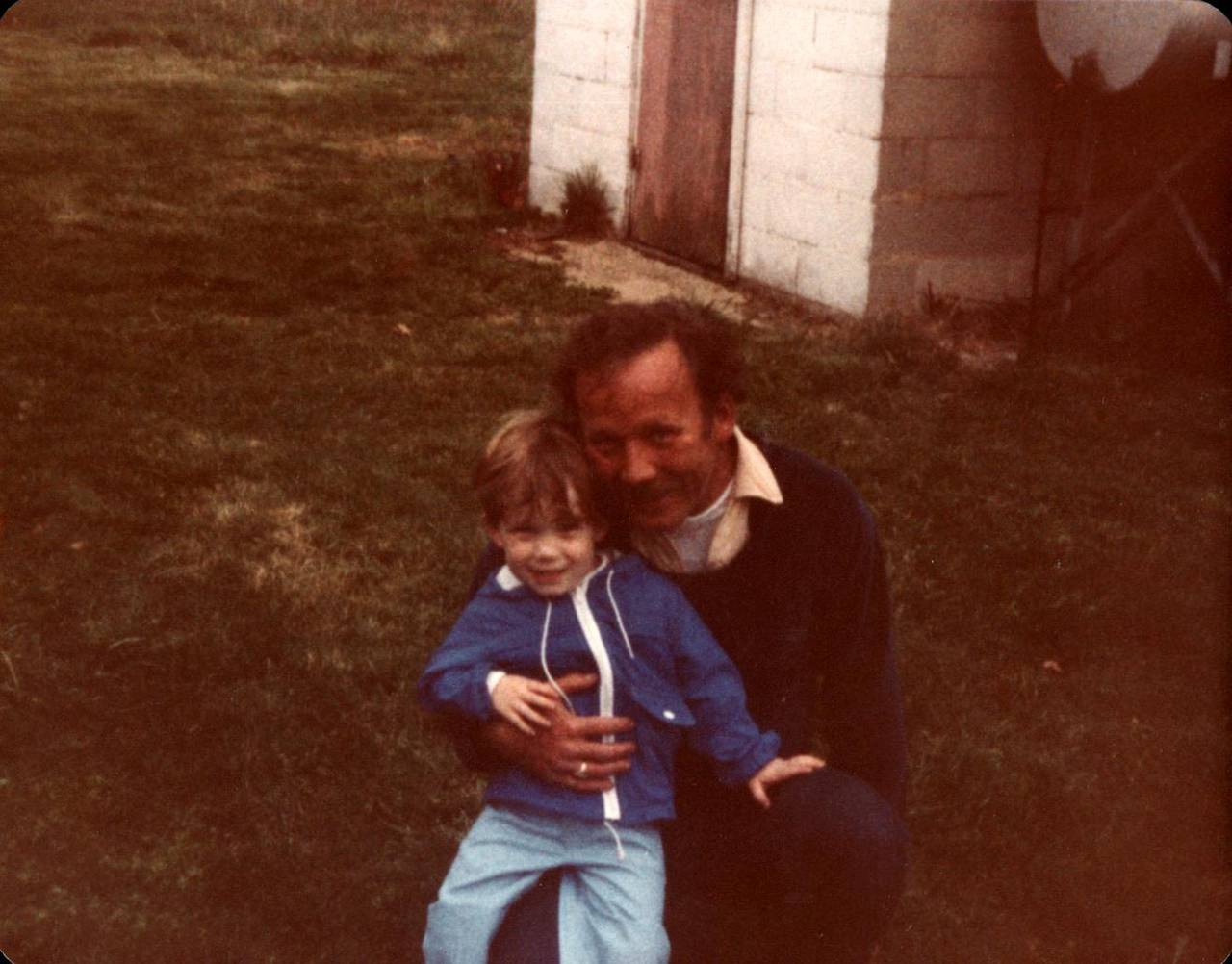 Michael Graff with his father, Fred.