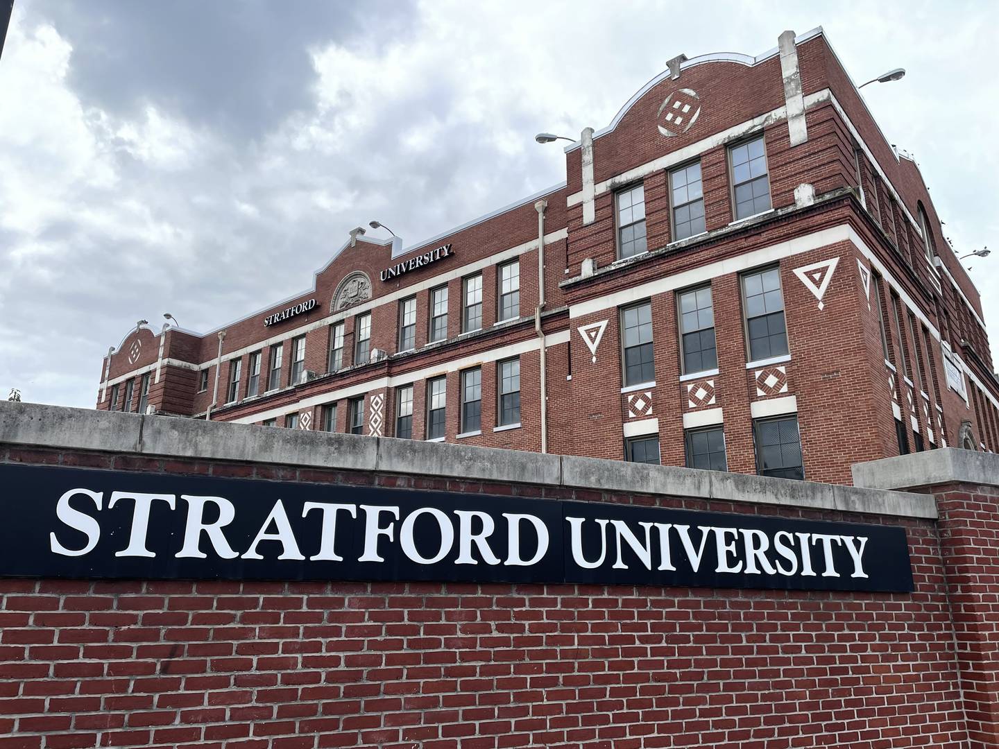The Baltimore campus of Stratford University. The for-profit university closed its doors, leaving students uncertain for their academic futures.