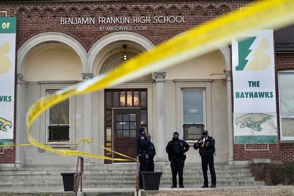 Two students shot near Benjamin Franklin High School