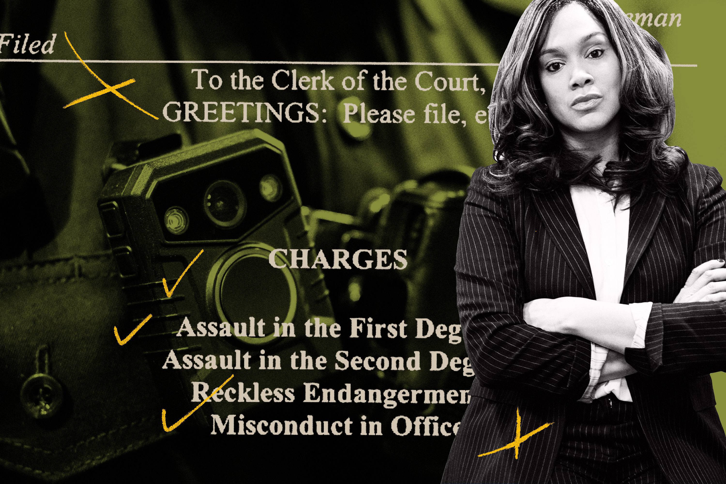 Marilyn Mosby, police body camera and list of charges against police officer
