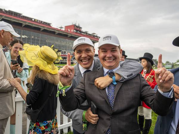 Amid low Preakness turnout, ecstatic Seize the Grey owners give horse racing a shot of life