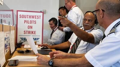 Southwest pilots open ‘strike center’ near BWI as talks continue