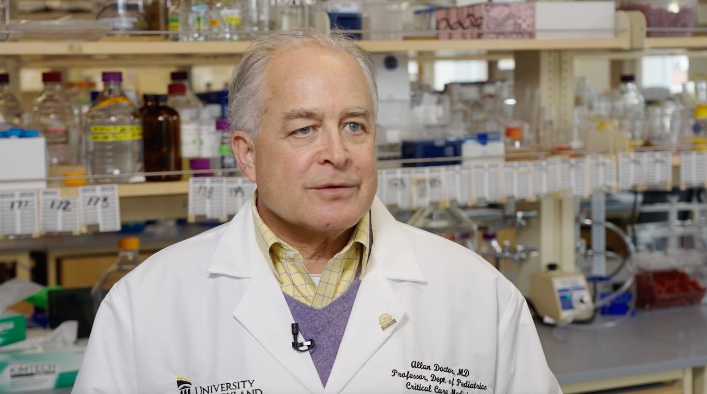 Allan Doctor, M.D. is a professor of Pediatrics at the University of Maryland School of Medicine Center for Blood Oxygen Transport and Hemostasis.