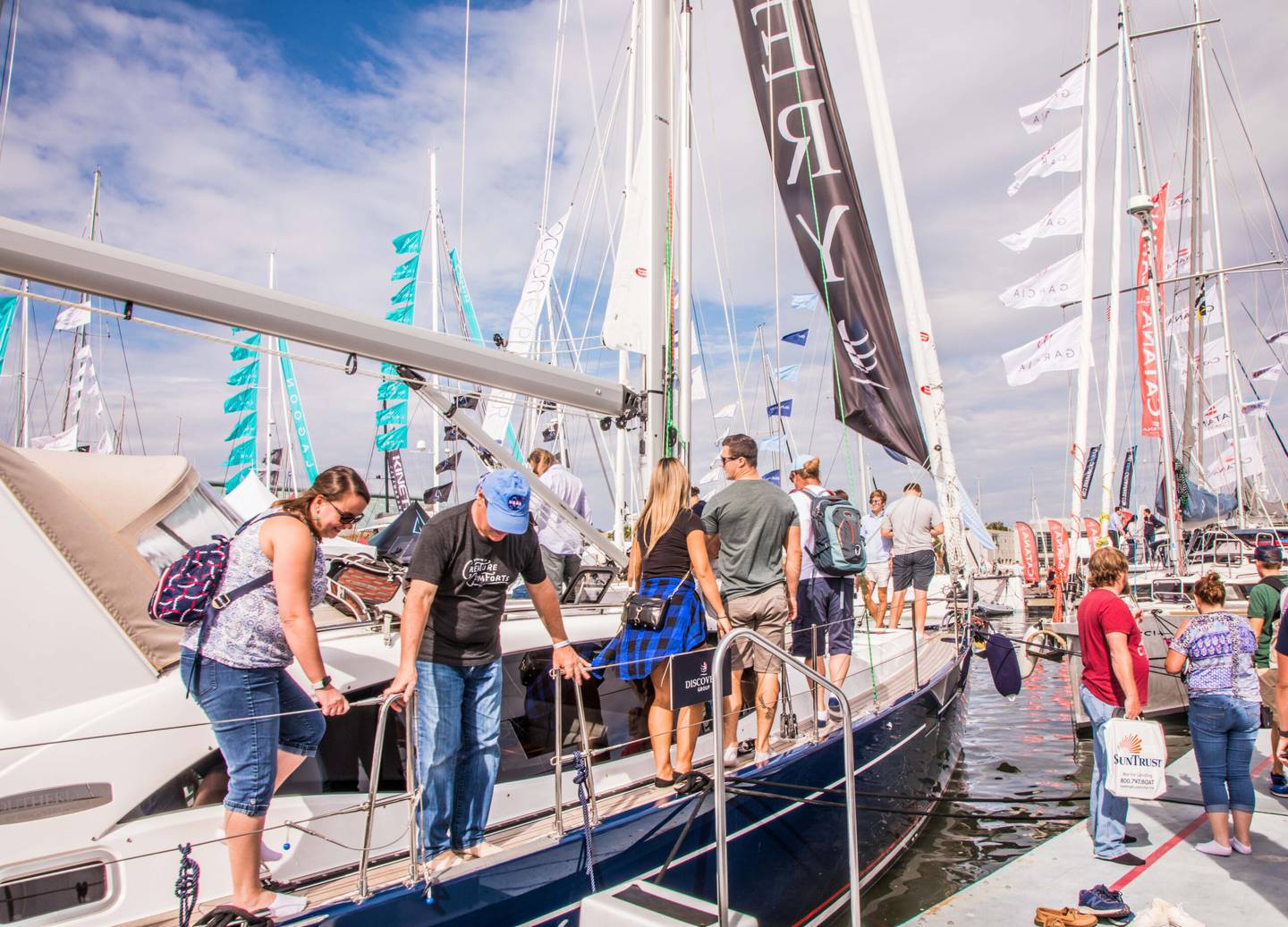 The Annapolis Spring Sailboat Show runs Friday through Sunday with boats in the water and on shore, along with 100 exhibitors, lectures, music and food.
