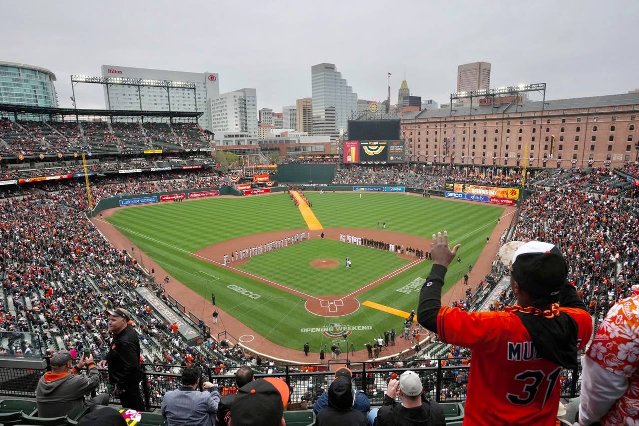 Orioles home Opener after a 1-day rain delay was played Friday April 7th 2023.