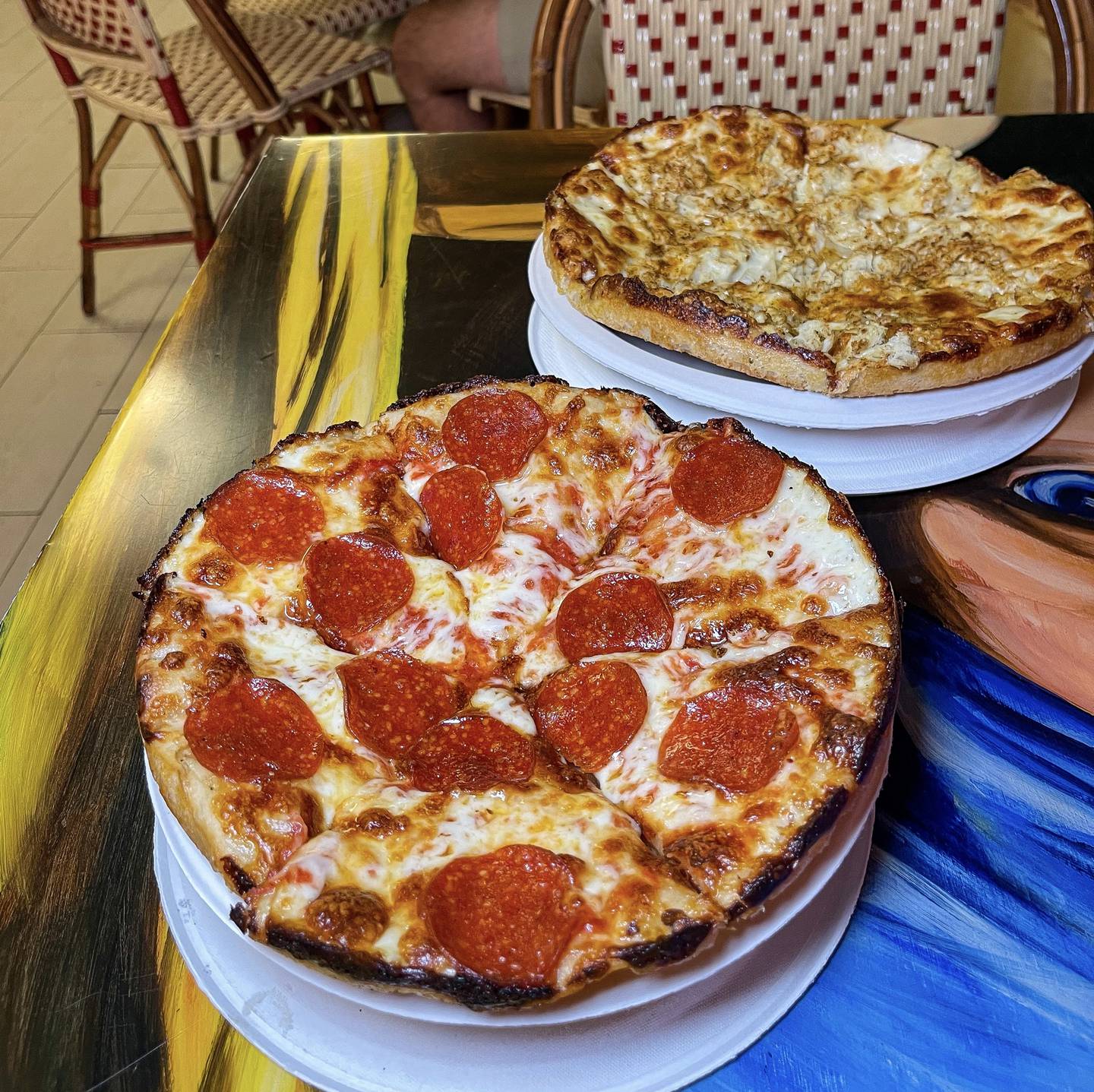 Since 1948, Matthew’s Pizzeria has been an institution of the neighborhood and the city itself. Serving what many call “Baltimore-style pizza,” their pies are saucy and cheesy with crispy edges, and a soft, deep-dish crust.