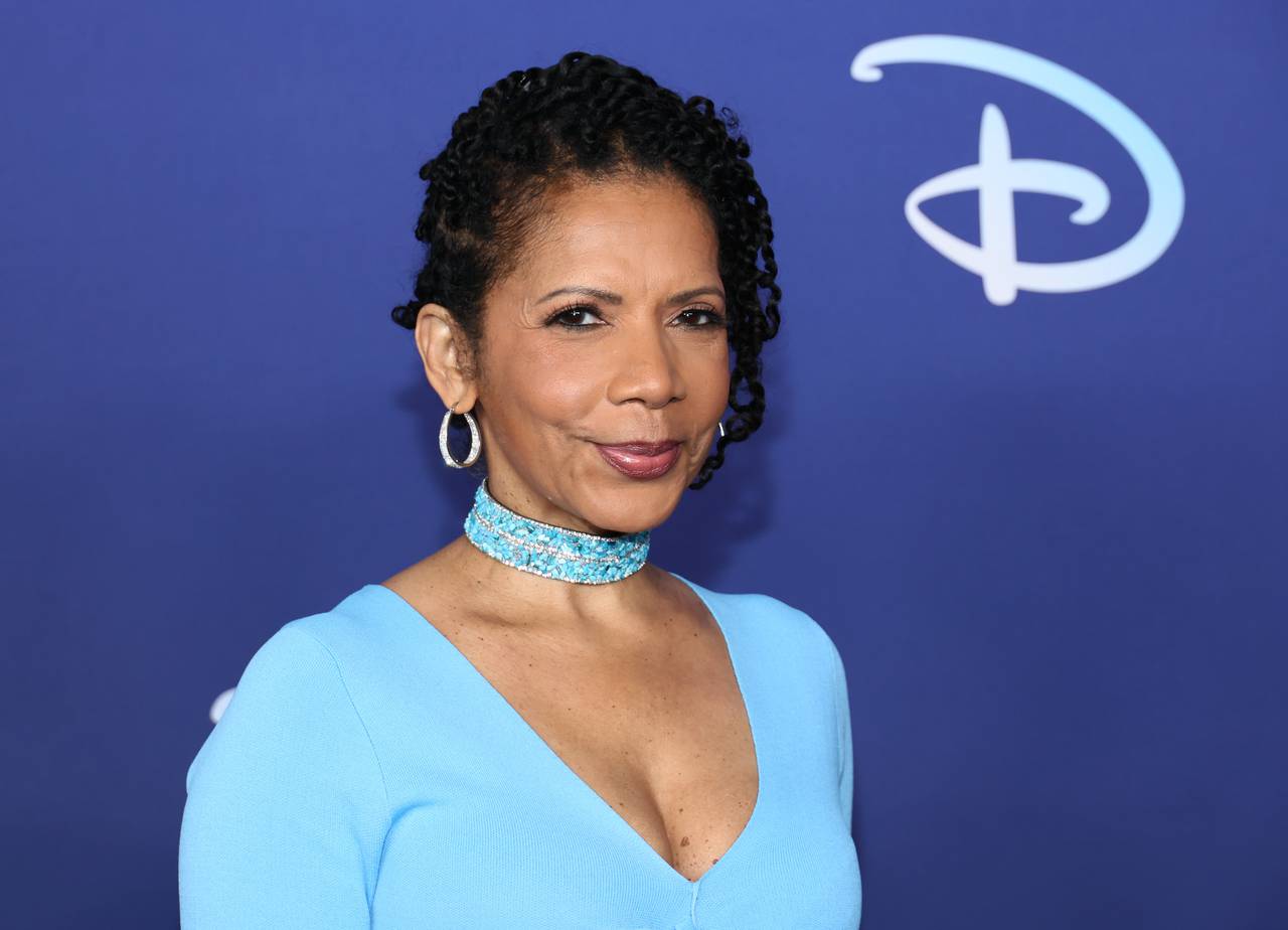 Penny Johnson Jerald attends the 2022 ABC Disney Upfront at Basketball City - Pier 36 - South Street on May 17, 2022 in New York City.