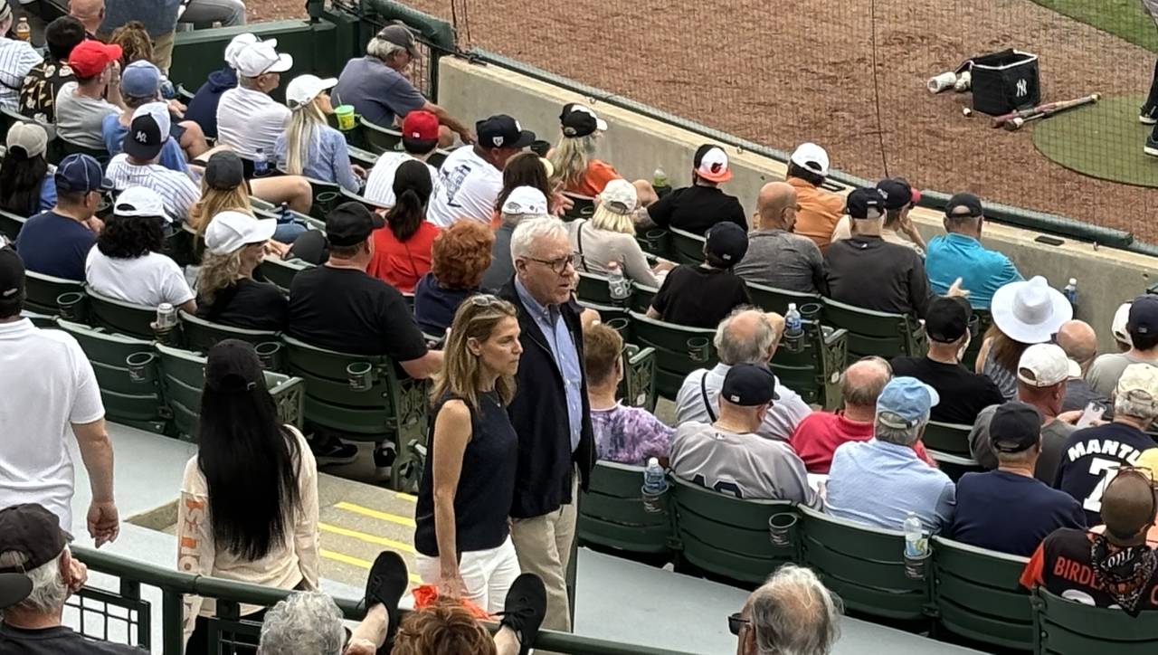 David Rubenstein, the billionaire who is set to become the Orioles' new control person once MLB approves the sale of a majority stake in the team, was at Ed Smith Stadium in Sarasota, Florida, on Saturday, March 2.