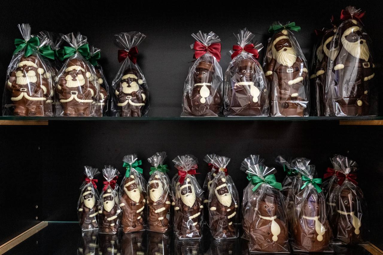 This year, Kirchmayr is offering Santas, snowmen and nutcrackers in various sizes and chocolate types.
