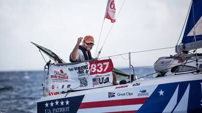 Annapolis sailor triumphs in the battle not to finish last