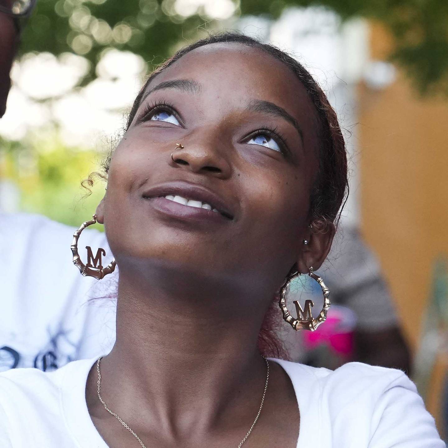 Loved ones hold a vigil in honor of Kylis Fagbemi, 20, on July 11, 2023. Fagbemi was shot and killed at a Brooklyn Homes block party on July 2, 2023.