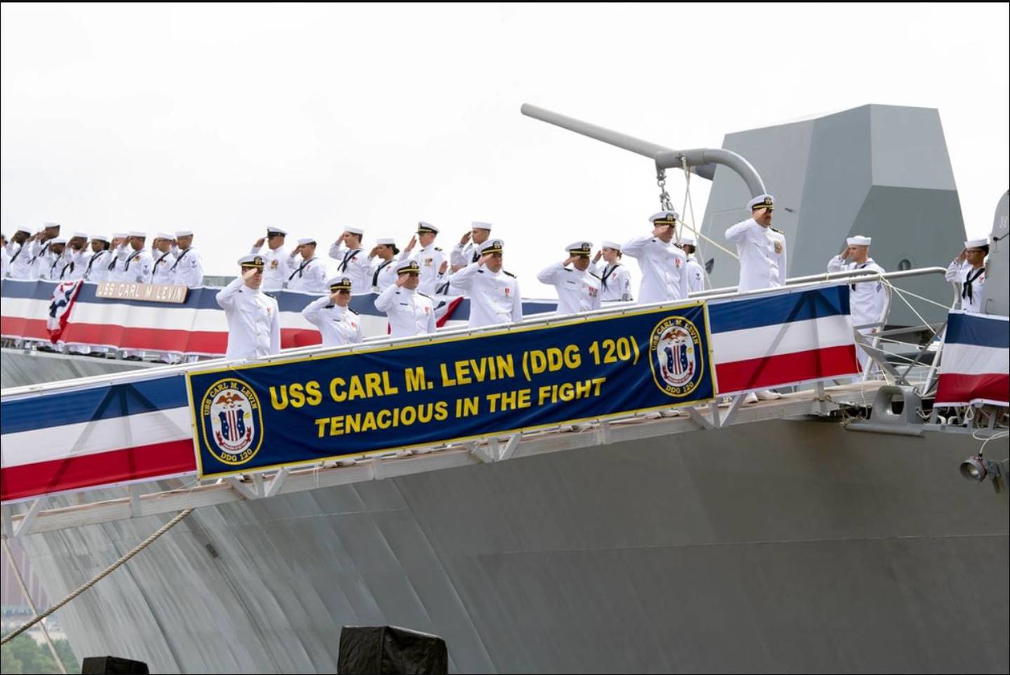 USS Carl M. Levin commissioning