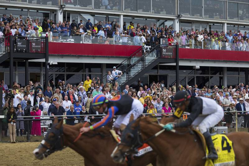 Under a new plan, much of Pimlico Race Course will be razed and rebuilt.
