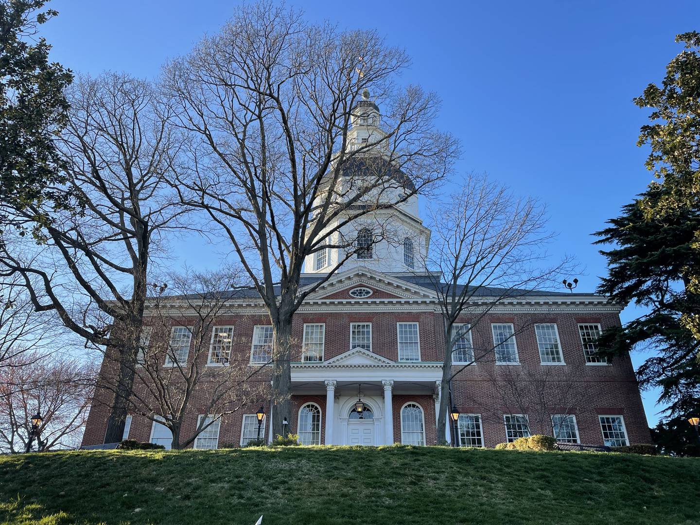 The Maryland State House in Annapolis is the oldest state capital building in the nation still in continuous legislative use.