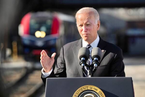 Biden says new Baltimore train tunnel will improve service, create jobs