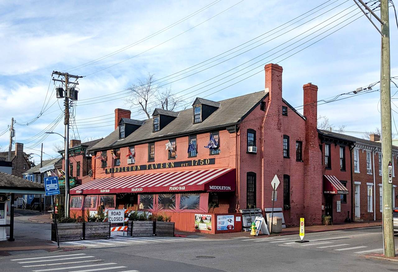 Middleton Tavern in Annapolis, MD.