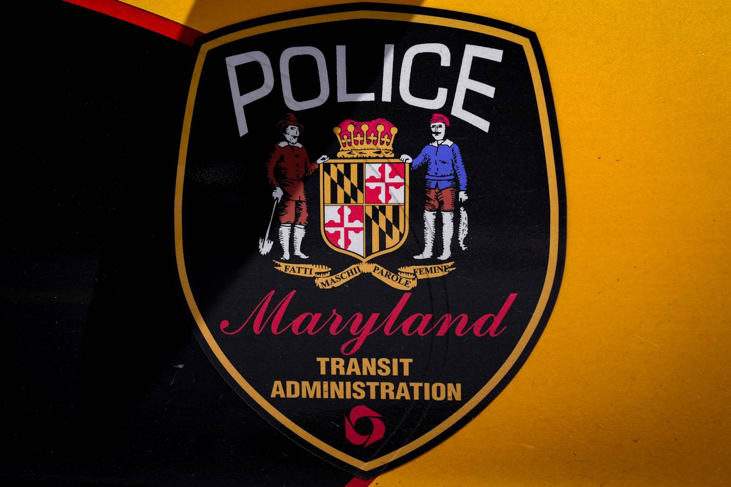 Exterior of a Maryland Transit Administration Police car on 8/11/22.