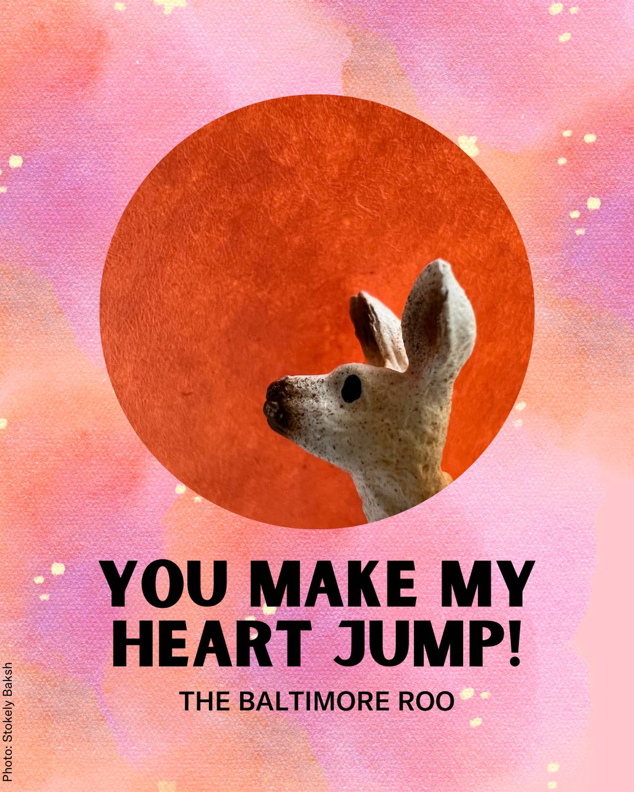 Baltimore-themed Valentine's Day card. Design: Stokely Baksh | Photo: Stokely Baksh
