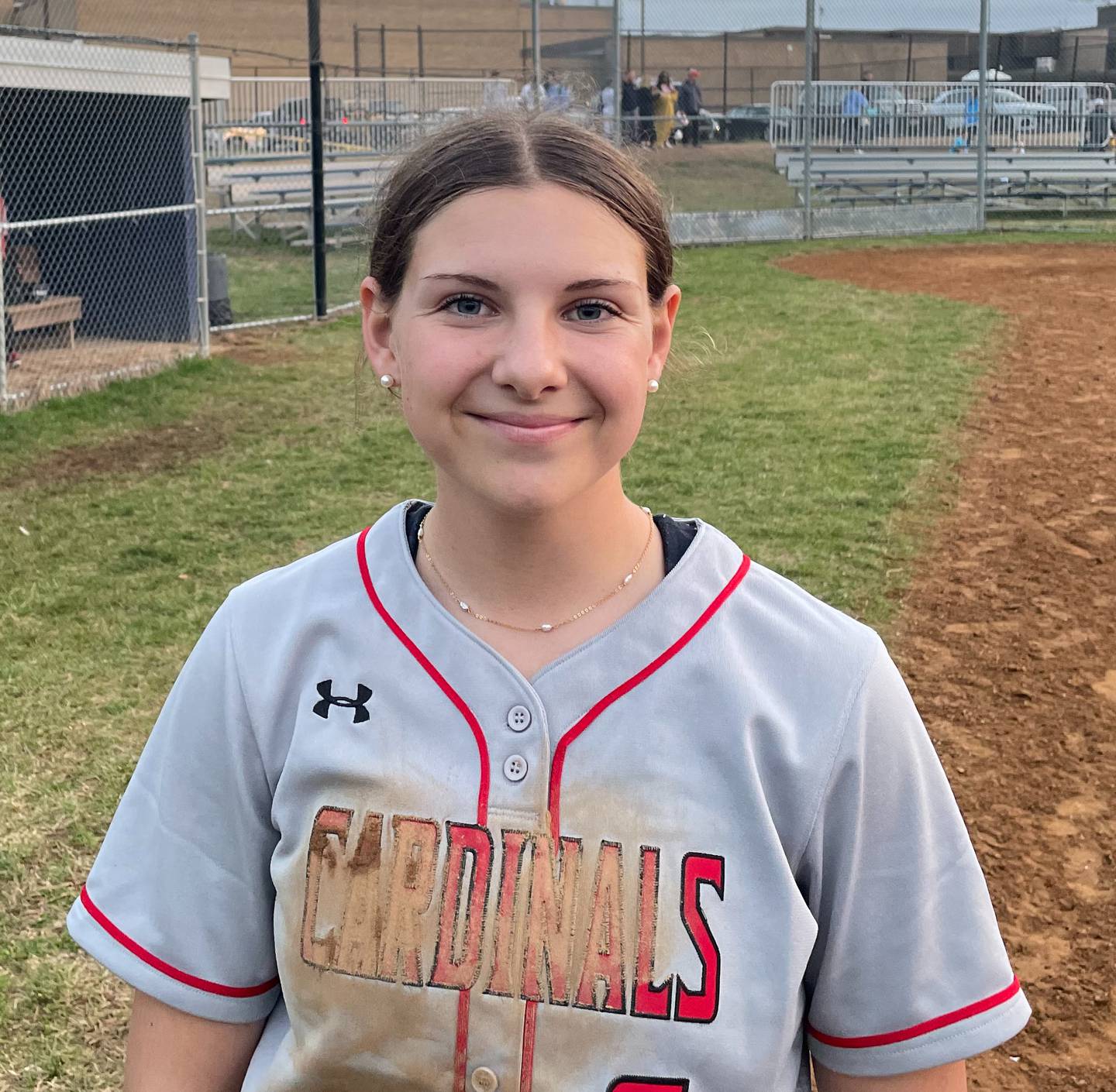 Lynsie Herman came up big in the clutch for Crofton softball Monday afternoon. The junior's RBI single in the top of the sixth inning broke a 4-4 as the No. 4 Cardinals scored the final 8 runs to knock off fifth-ranked Chesapeake-Anne Arundel in an Anne Arundel County contest in Pasadena.