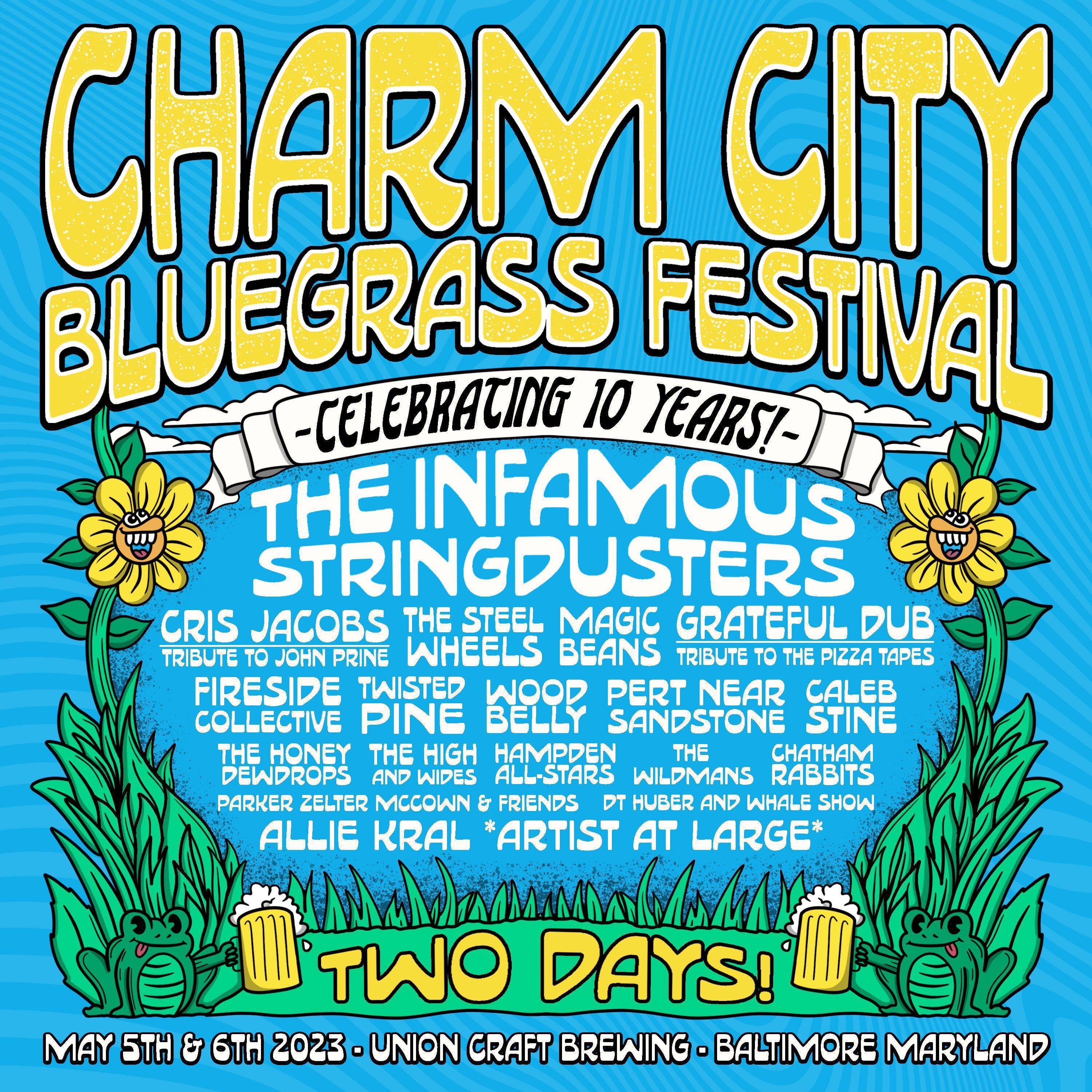 The Charm City Bluegrass Festival, now in its 10th year, takes place May 5th and 6th at Union Craft Brewing.