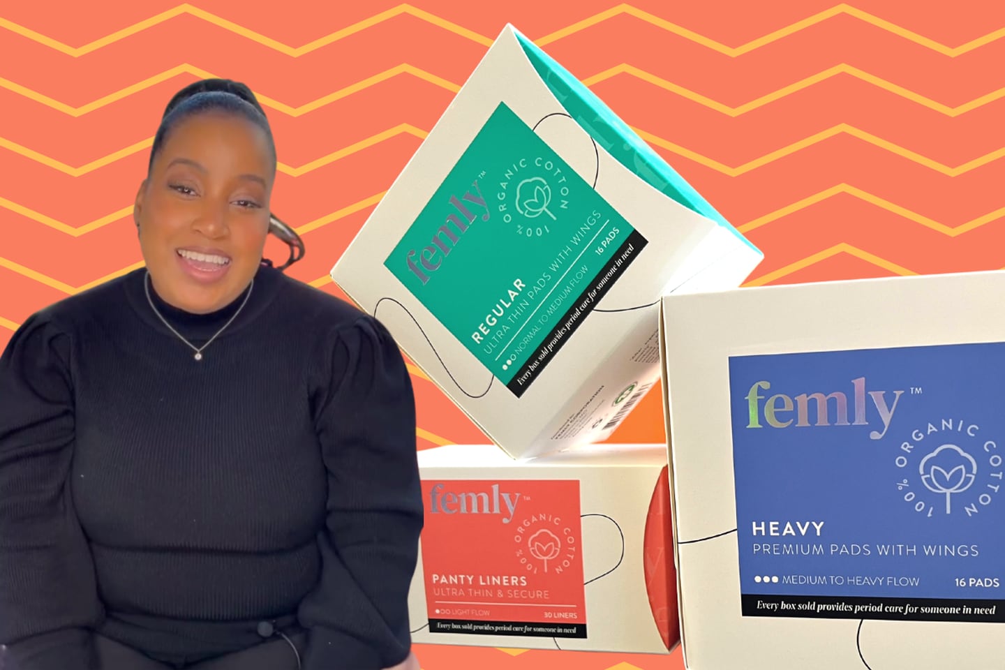 Arion Long discusses her story and how she started the company Femly