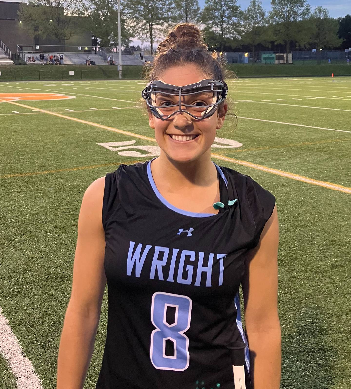 Shelby Sullivan headlined an impressive offensive showing by C. Milton Wright's girls lacrosse team Thursday evening. The junior attack, who's verbally committed to the University of Maryland, scored 6 goals as the Mustangs defeated Fallston, 19-6, in an UCBAC Chesapeake contest in Harford County.