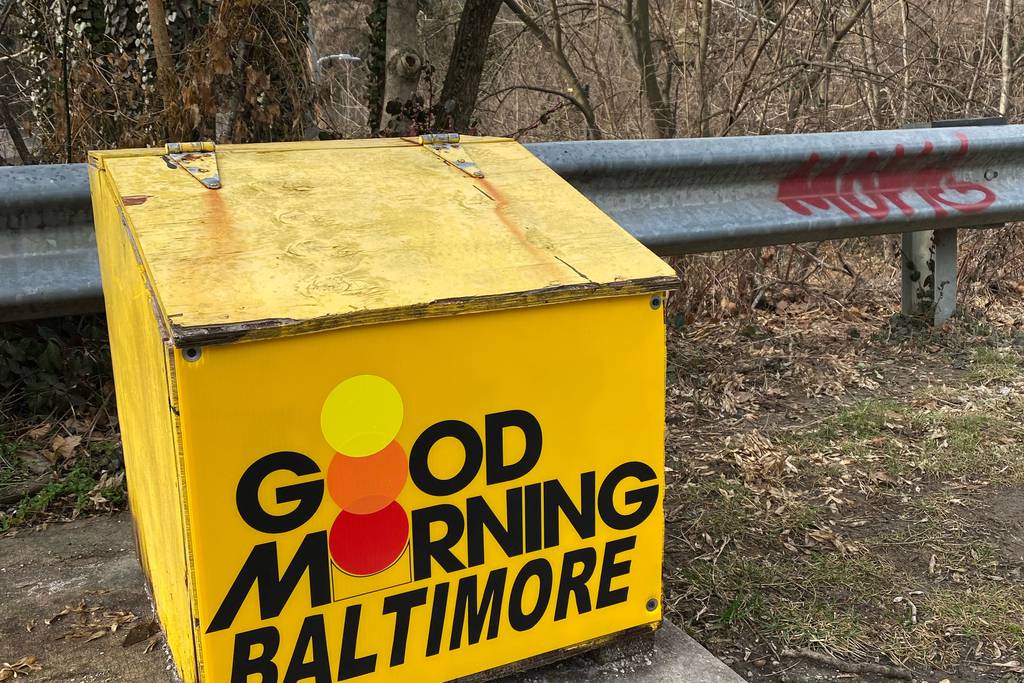 Baltimore artist Juliet Ames created this salt box art for a Good Morning America segment.