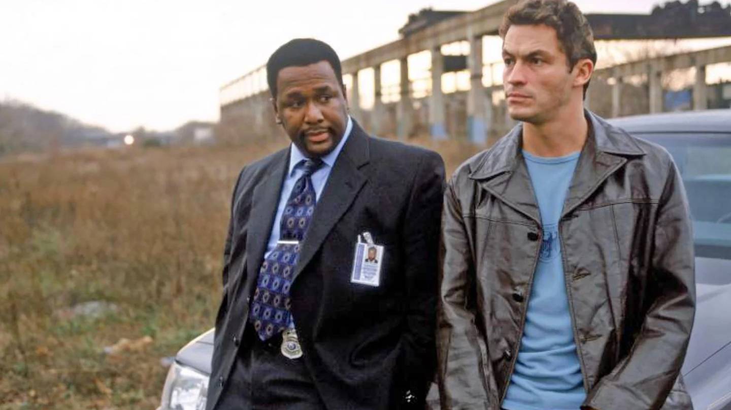Wendell Pierce and Dominic West in the HBO series The Wire.
