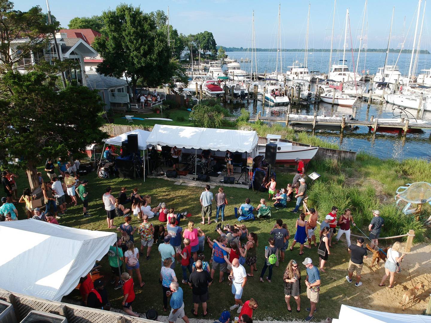 Calling itself “Annapolis’ Home-Grown Local Music Festival,” this all-day festival features 35 bands on four stages Saturday at the Annapolis Maritime Museum & Park.