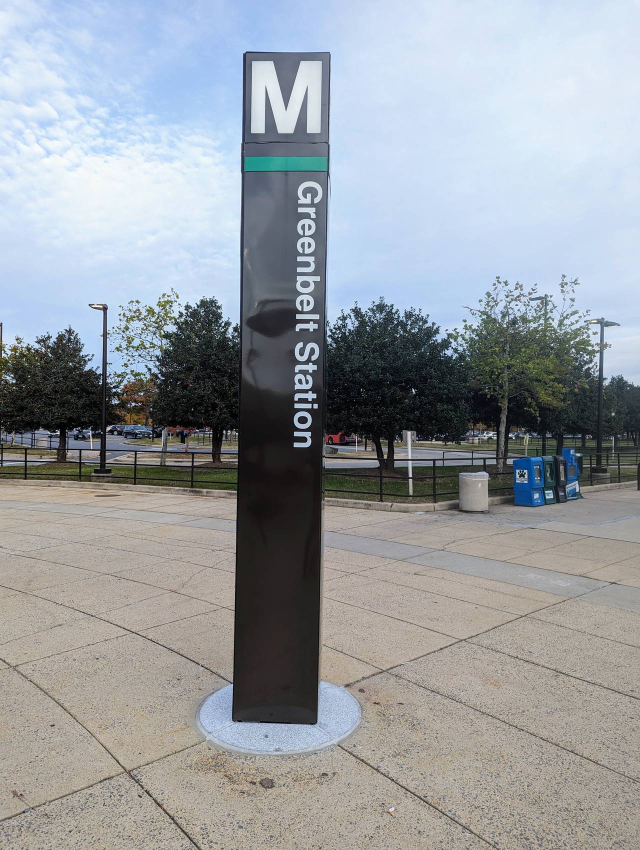 Greenbelt Station is the end of the line for Metro rail, but connects to a wide bus system and MARC rail for travel deeper into Maryland.