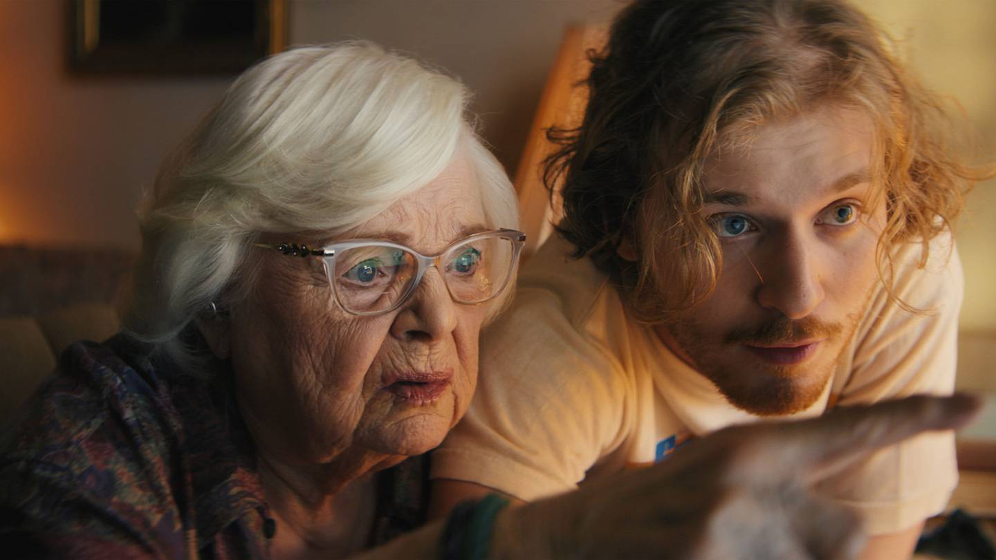 June Squibb and Fred Hechinger in "Thelma" a new film by Josh Margolin. It will be the opening night movie of the Annapolis Film Festival.