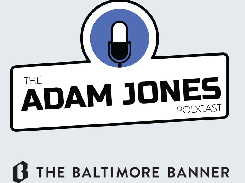 The logo for The Adam Jones Podcast