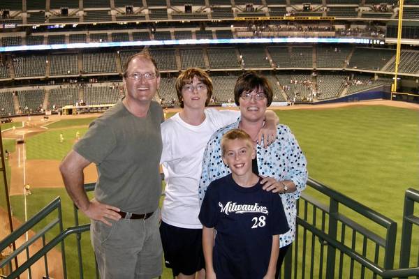 Fathers and mothers, sons and baseball: What a special trip to Miller Park means for the Kostka family